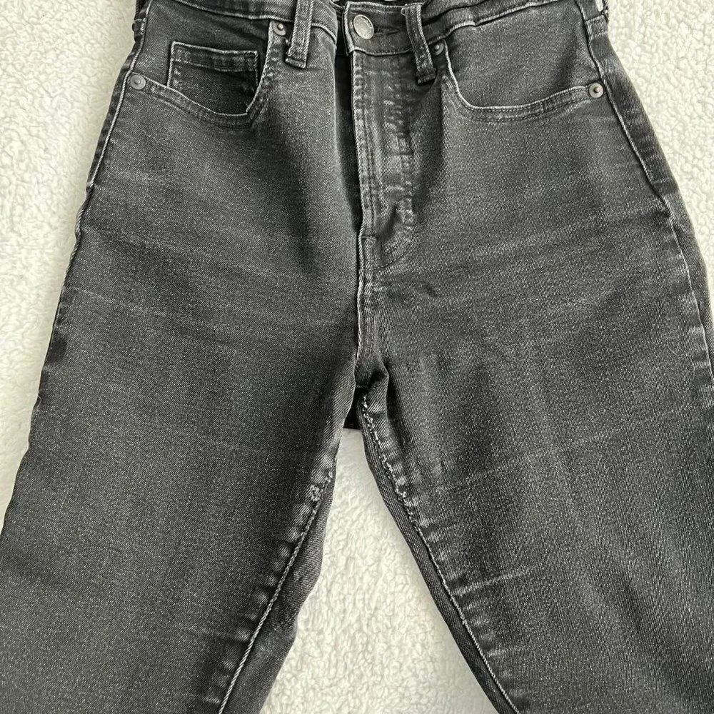 Everlane High Rise Black Ankle Jeans Size 27